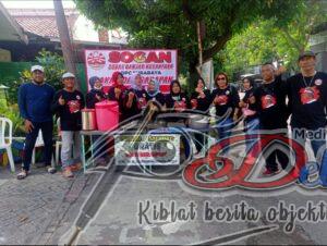 Dukung Ganjar, SOGAN DPC Surabaya Giat Baksos Makan Bersama Gratis