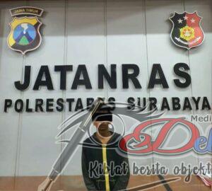 Nekat Curi Motor, Pemuda Ini Meringkuk Di Sel Tahanan Polrestabes Surabaya