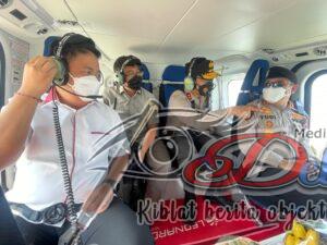 Kapolda Jatim Lakukan Pantauan Udara Kondisi Semeru