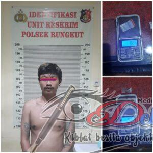 Kedapatan Bawa Sabu, Seorang Pemuda Ditangkap Unit Reskrim Polsek Rungkut