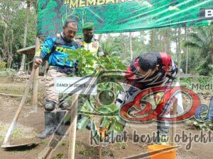 Dandim 0808/Blitar Bersama Rider Trail, Laksanakan Penghijauan di Wilayah Kabupaten Blitar