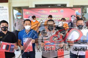 Sindikat Lintas Provinsi Pelaku Pencurian Modus Ganjal Mesin ATM, Diamankan Satreskrim Polresta Banyuwangi