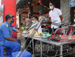 Jelang Nataru, Polres Ngawi Bersama Instansi Terkait Gelar Test Urine di Terminal Kertonegoro