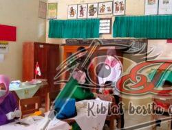 Babinsa Manggung Pantau Vaksinasi Anak