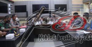 Wakapolres Ngawi Pimpin Rakor Pencegahan Penyebaran Covid-19 Dengan Aplikasi PeduliLindungi