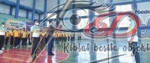Kapolres Lamongan Pimpin Upacara Pembukaan Turnamen Bulutangkis dan Bola Voli