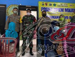 Monitoring Vaksinasi di Desa Pangendingan, Ini Harapan Wakapolsek Galis