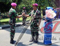 Danpasmar 2 Pimpin Prajurit Petarung Marinir Surabaya Menerima Exit Briefing Dankormar