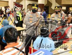 Sinergitas Kapolda Jatim, Kodam, Forkompinda Gelar Vaksinasi Massal di Tunjungan Plaza