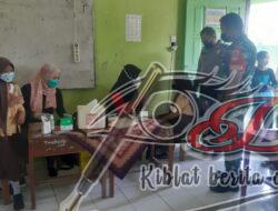 Babinsa Kemusu Kawal Vaksin II Anak Usia 6-11 Tahun