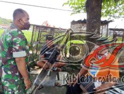 Jalin Keakraban Bersama Warga, Babinsa Tunggul Gelar Komsos