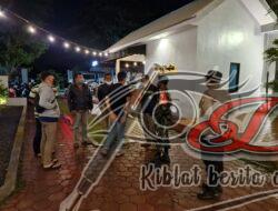 Pamor Keris Polsek Kedungwaru Bubarkan Pertunjukan Live Musik di Warung Kebunsari