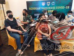 Kodim 0726/Sukoharjo Gelar Vaksinasi Booster Warga dan Karyawan Kecamatan Grogol