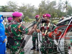 Upacara Tradisi Purna Tugas Prajurit Puslatpurmar 7 Lampon