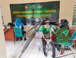 Kodim Solo Gelar Vaksin Boster Sasar Pasar Harjodaksino Surakarta