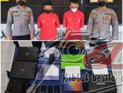 Dua Tersangka Spesialis Pembobol Sekolah Ditangkap Unit Jatanras satreskrim Polrestabes Surabaya