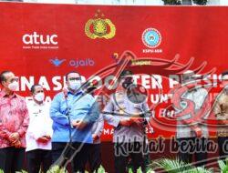 Kapolri Tinjau Akselerasi Vaksinasi Booster Pekerja