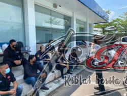 Satlantas Polresta Mojokerto Gandeng Komunitas Club Otomotif Kampanyekan Prokes di Jatim
