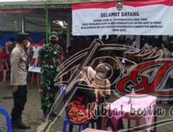 Danramil Wonosegoro-Forkopincam Pantau Pemilihan Kepala Desa Antar Waktu