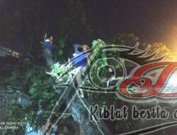 Rumah Hancur Tertimpa Pohon, Relawan Sampang Turun Tangan