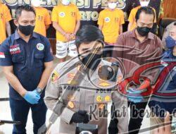 Polresta Mojokerto Berhasil Amankan Pengedar Sabu dan Puluhan Ribu Butir Pil Koplo