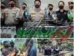 Jelang Ramadhan, Polresta Mojokerto Berhasil Amankan 430 Miras Ilegal