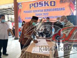 Camat Manyar, Kapolsek Manyar, Danramil 0817/06 Manyar Kawal Gerakan Moral Pilkades Damai Siap Kalah Siap Menang