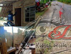 Rumah Miring Dan Retak Di Blitar Akibat Tanah Bergerak