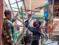 Biar Tepat Sasaran Babinsa Dan Lurah Kratonan Cek Kondisi Rumah Sasaran RTLH