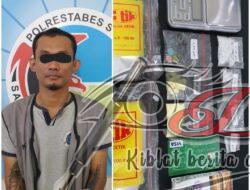 Kurir Narkoba Harus Mendekam Di Sel Tahanan Polrestabes Surabaya