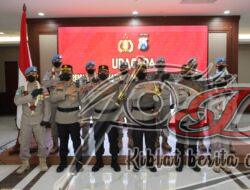 Kapolda Jatim Pimpin Upacara Penyambutan Personil Polda Jatim Satgas Garbha FPU 2 Minusca dan Satgas Garbha FPU 12 UNAMID/UN