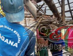 Beberapa Rumah Alami Kerusakan Akibat Cuaca Ekstrem Hantam Sumenep