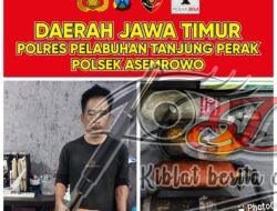 Pencuri Tabung Di Kalianak Dibekuk Polsek Asemrowo