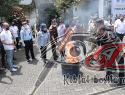 Polresta Malang Kota-BNN Kota Malang Musnahkan Belasan Kilogram Narkoba