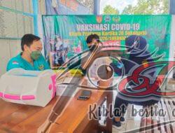 Vaksinasi Mobile Kodim 0726/Sukoharjo Sasar Penumpang Bus di Terminal Sukoharjo