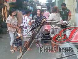 Berburu Berkah Ramadhan, Babinsa Kelurahan Joyotakan Bagi-bagi Takjil