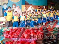 Peringati Hari Paskah, KB-TK Citra Kasih Berbagi Bansos Untuk Para Lansia