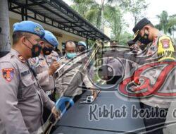 Polres Mojokerto Gelar Gaktobplin Senpi Dan Kelengkapan Anggotanya