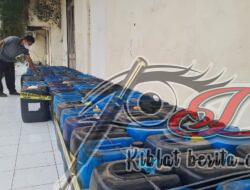 Pelihara Kamtibmas, Polres Kediri Kota Berhasil Amankan 140 Jerigen Ciu