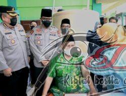 PJU Polda Jatim Cek Vaksinasi di PCNU Gresik