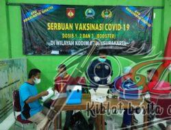 Warga Kelurahan Tipes Jadi Sasaran Serbuan Vaksin Dosis 1,2 & 3 (Booster) Kodim Solo