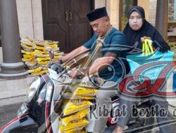 Abdur Rasid Salurkan Sedekah Untuk Anak Yatim , Guru Ngaji Dan Kaum Duafa Di Desa Nepa