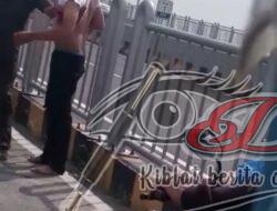 Viral, Video Seorang Pria Ditonjok Hingga Terjatuh Dari Atas Jembatan Suramadu