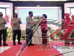 Kapolda Jatim Mengikuti Upacara Virtual HUT Ke-42 Yayasan Kemala Bhayangkari Tahun 2022 di Mapolda Jatim