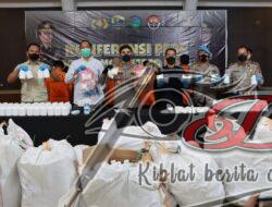 Berhasil Ungkap Jaringan Narkoba, Polresta Mojokerto  Amankan 3,1 juta Butir Pil Koplo