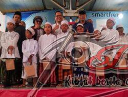 Santunan 21 Anak Yatim Warnai Pembukaan Pasar Rakyat UMKM Gresik