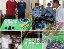 Petugas Lapas Pemuda Madiun Gagalkan Pengiriman Sepuluh Paket Narkotika Berbagai Jenis