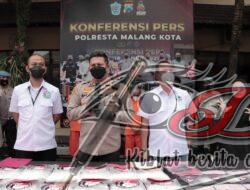 Kembali Catatkan Prestasi Polresta Malang Kota Berhasil Mengamankan Pengedar Sabu 21 KG