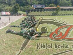 Asah Kemampuan Tempur Kodim Boyolali Menembak Di Brimob Gunung Kendil