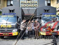 Siap Amankan Pilkades, Polresta Sidoarjo Terima Dua Truk Operasional dari Pemkab Sidoarjo
